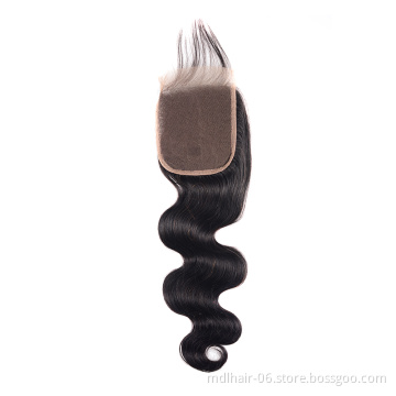 Wholesale Virgin Hair Vendors Mink Peruvian Lace Frontal Closure With Baby Hair 4X4 2X6 5X5 13X4 13X6 6X6 7X7 360 Lace Closure